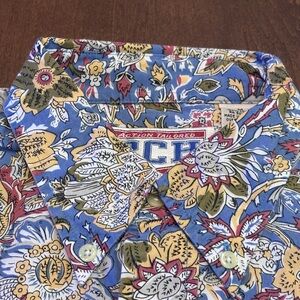 PCH certified brand  cotton Floral Button-Up Shirt